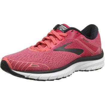 Brooks Damen Adrenaline GTS 18 Laufschuhe, Coral/Pink/Black