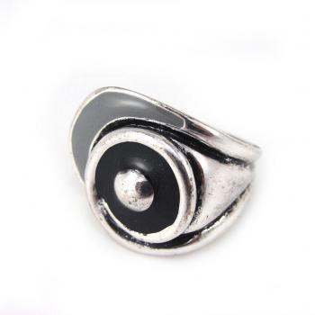 Bague Designer 'Scarlett' Nero Grigio