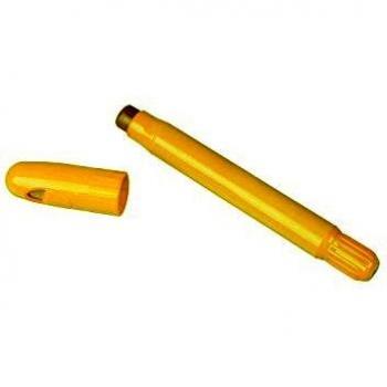 Crayon Con Rosca Y Tapa Amarillo One Size