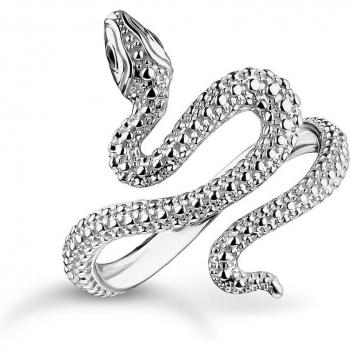 THOMAS SABO Women's Silver Snake Ring