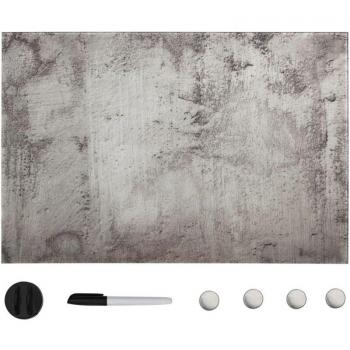 Tableau Mural Magnétique en Verre 50x30 cm