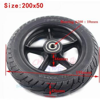 Electric Scooter 8 Inch Wheel Hub Solid Tire 200x50 for Kugoo S1 S2 S3 C3