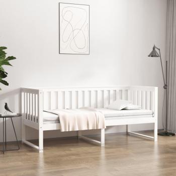 VidaXL White Day Bed Frame 75x190 cm