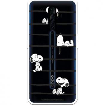 Funda Oppo Reno 2Z Snoopy Rayas oficial