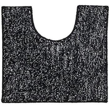 Tapis Contour WC Sealskin, Coton, Noir, 50 x 45 x 3 cm