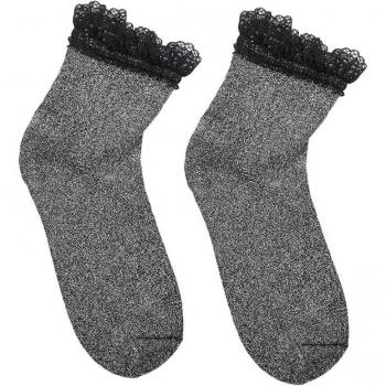Calcetines de Yoga con borde en encaje