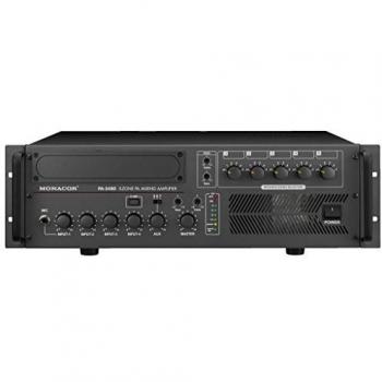 Monacor PA-5480 ELA-Verstärker 480 W 5-Zonen