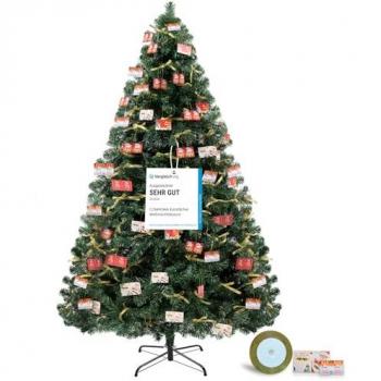 Sapin de Noël 195 cm Haut de Gamme – Structure Solide, Look Réaliste
