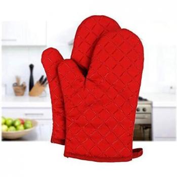 Insulated Oven Mitts with Silicone Coating