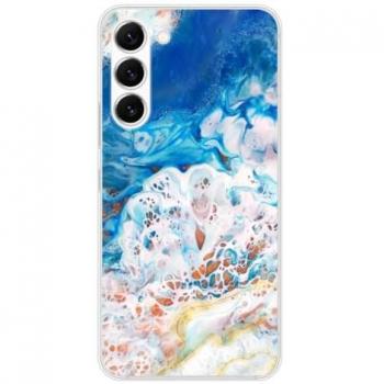 Coque en silicone design marbre océan – neuf