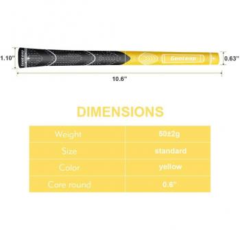 Geoleap Standard Size Golf Grips