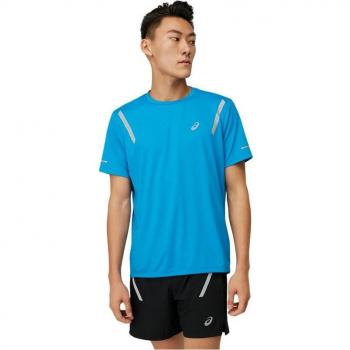 T-Shirt Asics Life‑Show in Blau Celeste, Baumwolle