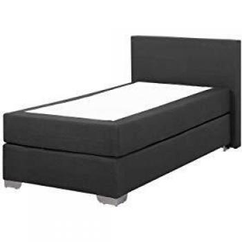 Divano Letto Grigio in Poliestere 90 x 200 Cm