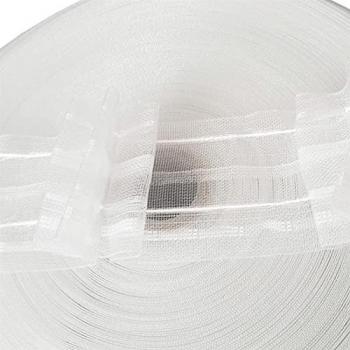 Gardinenband mit 3er Falte Transparent 50mm (Länge: 5m)