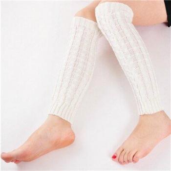 Frauenwinter‑Leggings „Streifen‑Trend“, Häkeltailoring