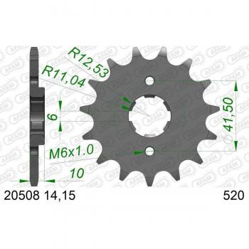 Pignon acier 20508