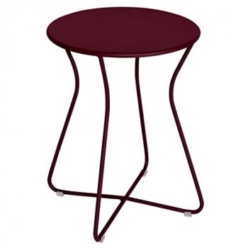 Tabouret fermob B9 rouge cerise noire
