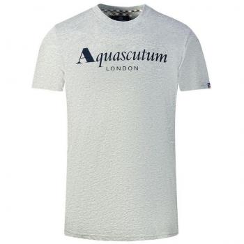 Aquascutum Gray Cotton T-Shirt