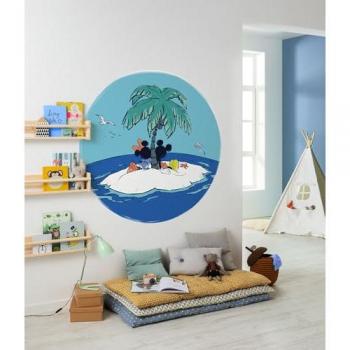 Stickers Muraux Mickey et Minnie 125x125 cm