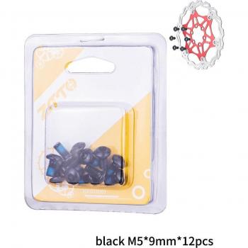 Tornillos de Rotor ZTTO para Bicicleta de Montaña, 12 Piezas, M5x9mm, T25 Torx