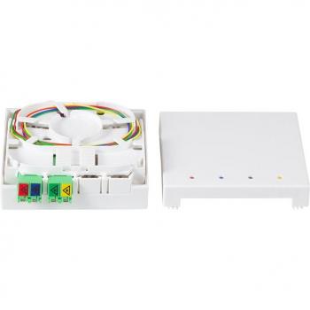 LogiLink FB4LC60 – Câble de raccordement 60 m, fibre optique blanche