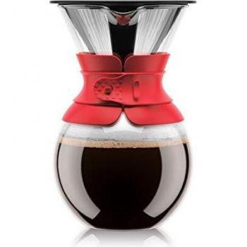 Fiamma Rosso Bodum: Macchina Caffè 1L con Filtro Permanente