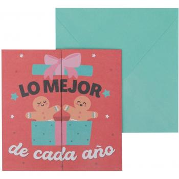 Mr Wonderful: Postal Navideña con Base, Celebrando Juntos Cada Año