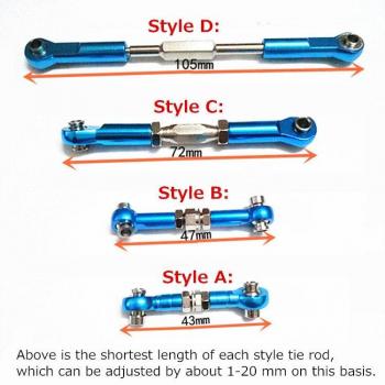CNC Steering Rod Upgrade for HSP 94111/94188 RC Car