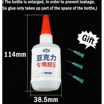 Conector acrílico para acuario, 50 ml
