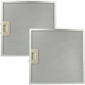 VHBW 32x32x0.85 cm Metal Extractor Fan with Dual Grease Filters for Bauknecht DBRI 5810