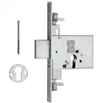 Serratura Infilare Triplice Securemme 2053 per Porte in Ferro con Cilindro Sagomato 70 mm