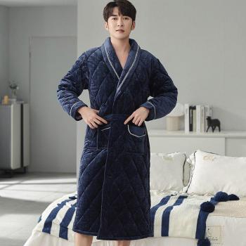 Men's Winter Bathrobe