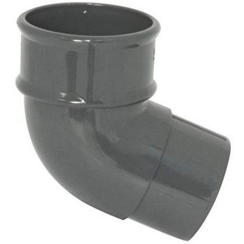 112.5° 68mm Round Offset Bend, Anthracite Grey
