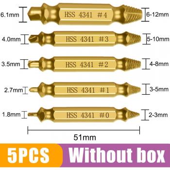 5-Piece Screw Extraction Tool Set