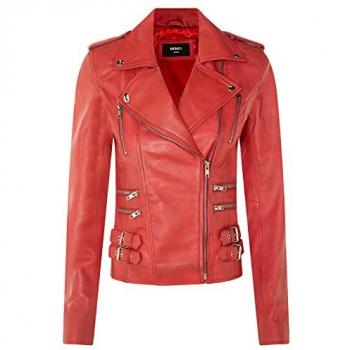 Infinity Leather Women's Orlando Brando Biker Jacket