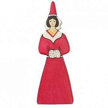 Holztiger Burgfräulein Holzfigur