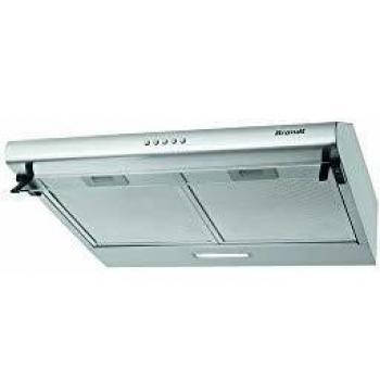 Cappa Aspirante a Parete Brandt BHC9602X 60cm Inox 321m³/h con Filtri a Carboni Attivi e Illuminazione LED