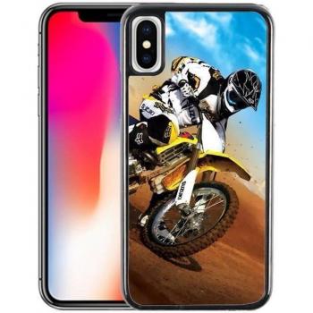 Rueda de competición Coque iPhone XS Max Motocross Sable