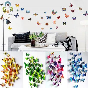 Papillons Muraux 3D