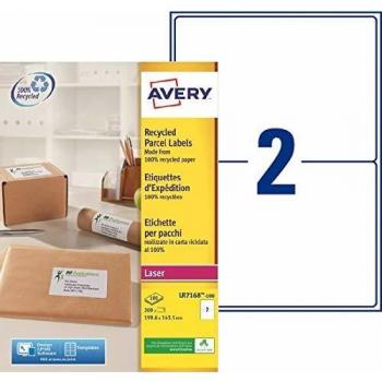 Avery Laser‑Print Recyclable Shipping Labels – 200 Count
