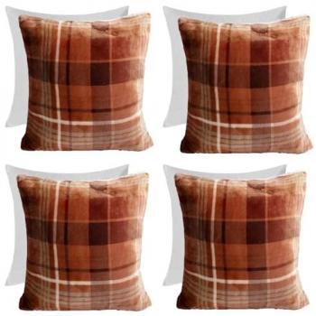 Cozy Tartan Quilt Pillow Cases – 4 Pack