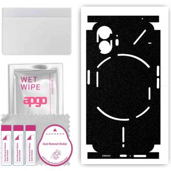 Apgo Matte Black Foil Skin for Nothing Phone 2