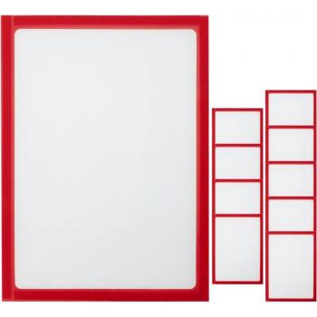 Set de Marcos Magnéticos Flexibles A5 Rojos (10 Unidades)