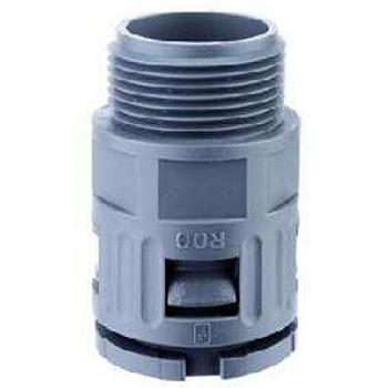 Racor RQG‑M 34,5 m con diámetro 40 mm, paso 1,5 mm, IP68 gris – GAESTOPAS