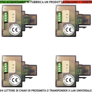 KeyGuard RJ45 4Lettori Universale
