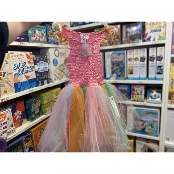 Robe Fée Rose 5-7 Ans