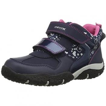 Sapato Geox J042VA Baltic Girl B WPF C4268 Navy e Fúcsia