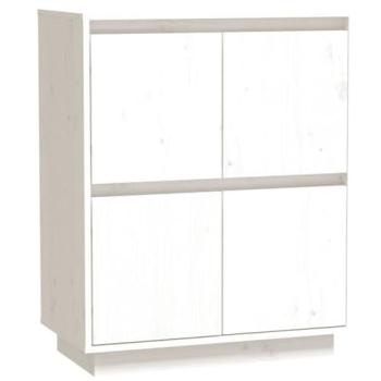 Armoire de Salle de Séjour en Pin Blanc 60x34x75 cm