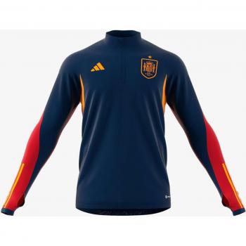 Felpa Sportiva Spagna Allenamento Blu Navy Uomo S