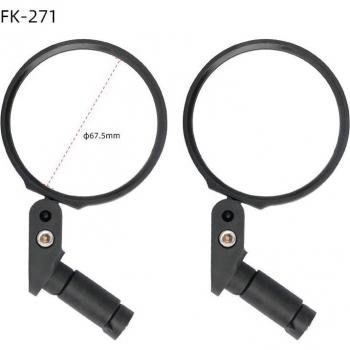 Deemount Rear View Glass Mirrors for Bicycles